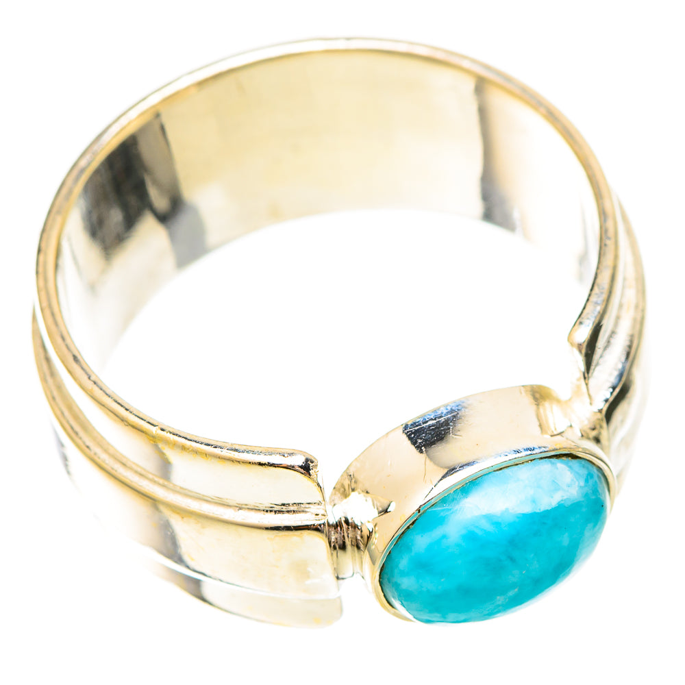 Larimar Rings handcrafted by Ana Silver Co - RING120569 - Photo 2