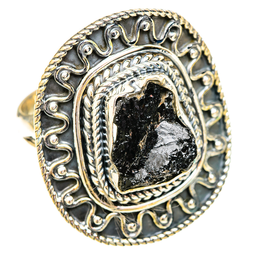 Shungite Rings handcrafted by Ana Silver Co - RING120712 - Photo 2