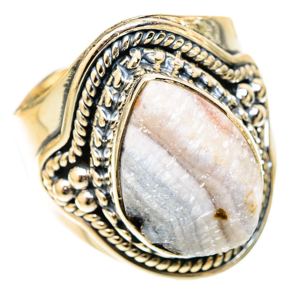 Desert Druzy Rings handcrafted by Ana Silver Co - RING120821 - Photo 2