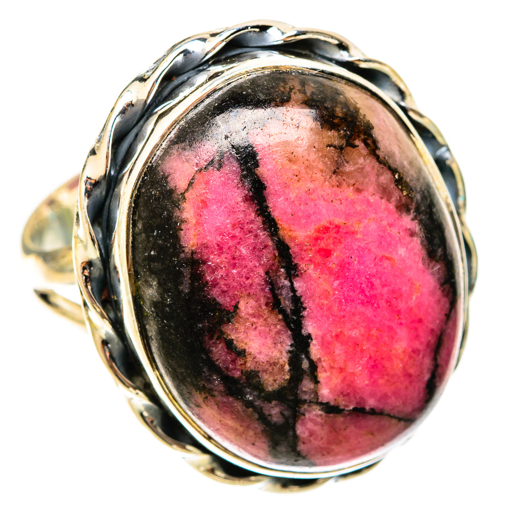 Rhodonite Rings handcrafted by Ana Silver Co - RING120915 - Photo 2