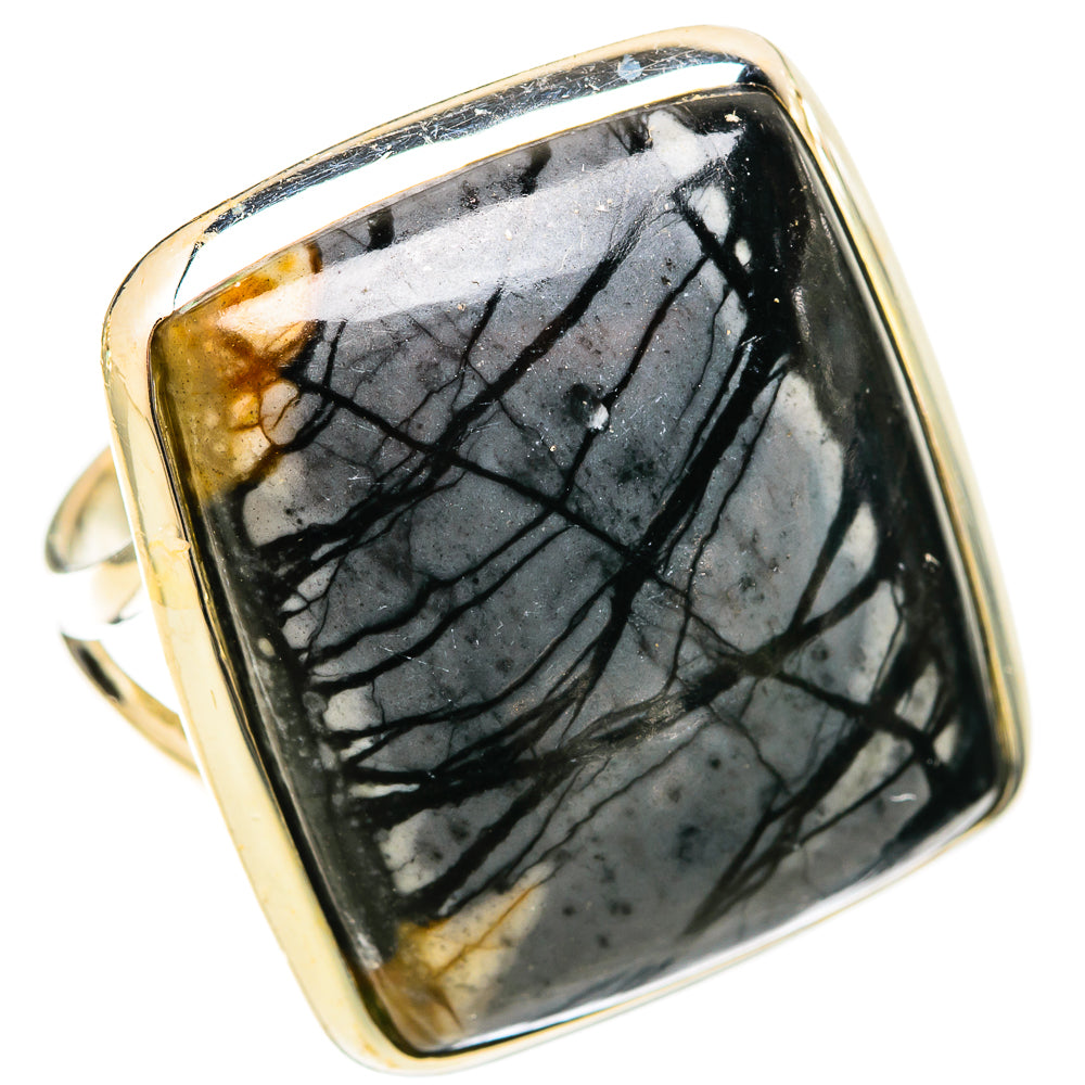 Picasso Jasper Rings handcrafted by Ana Silver Co - RING120985 - Photo 2
