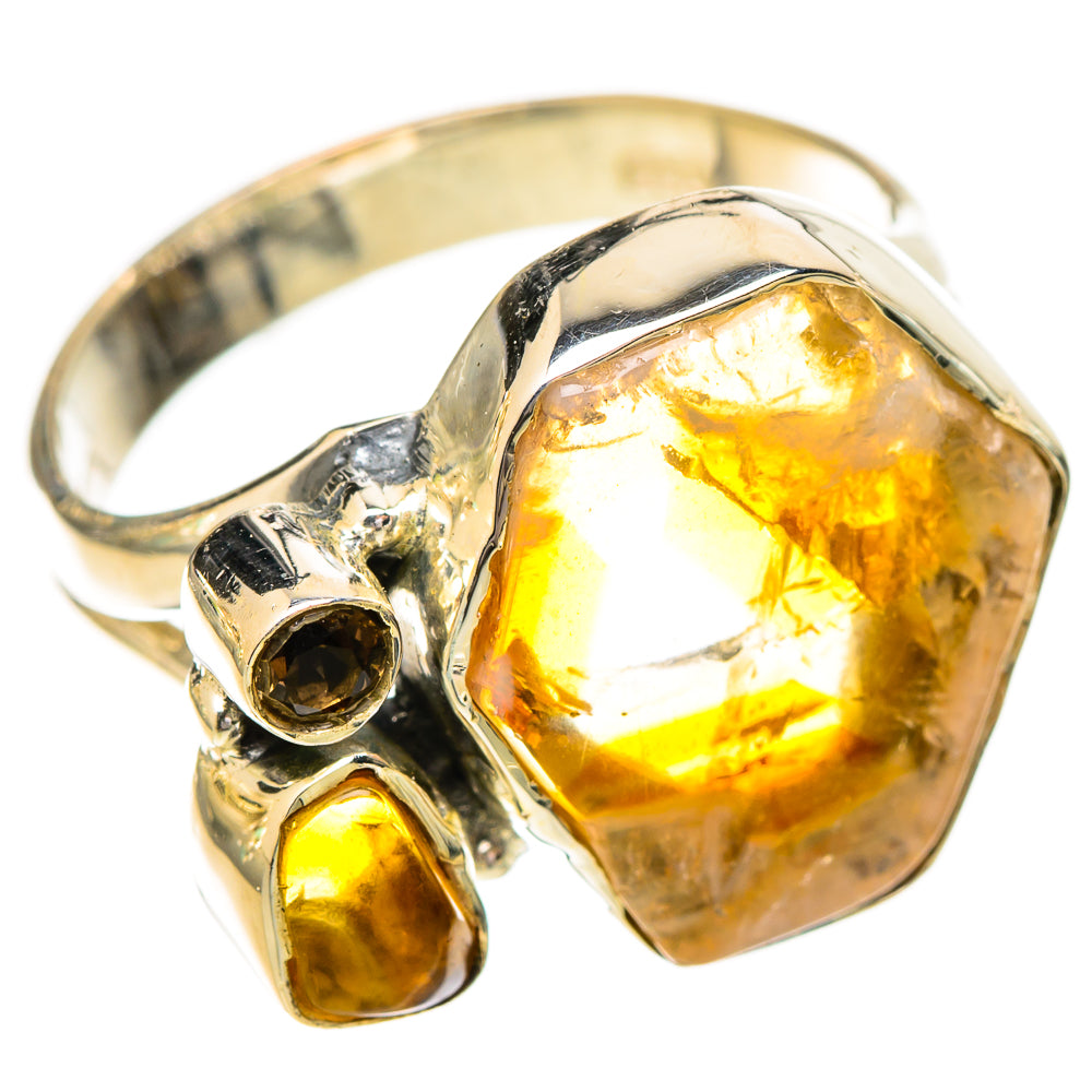 Citrine Rings handcrafted by Ana Silver Co - RING121044 - Photo 2