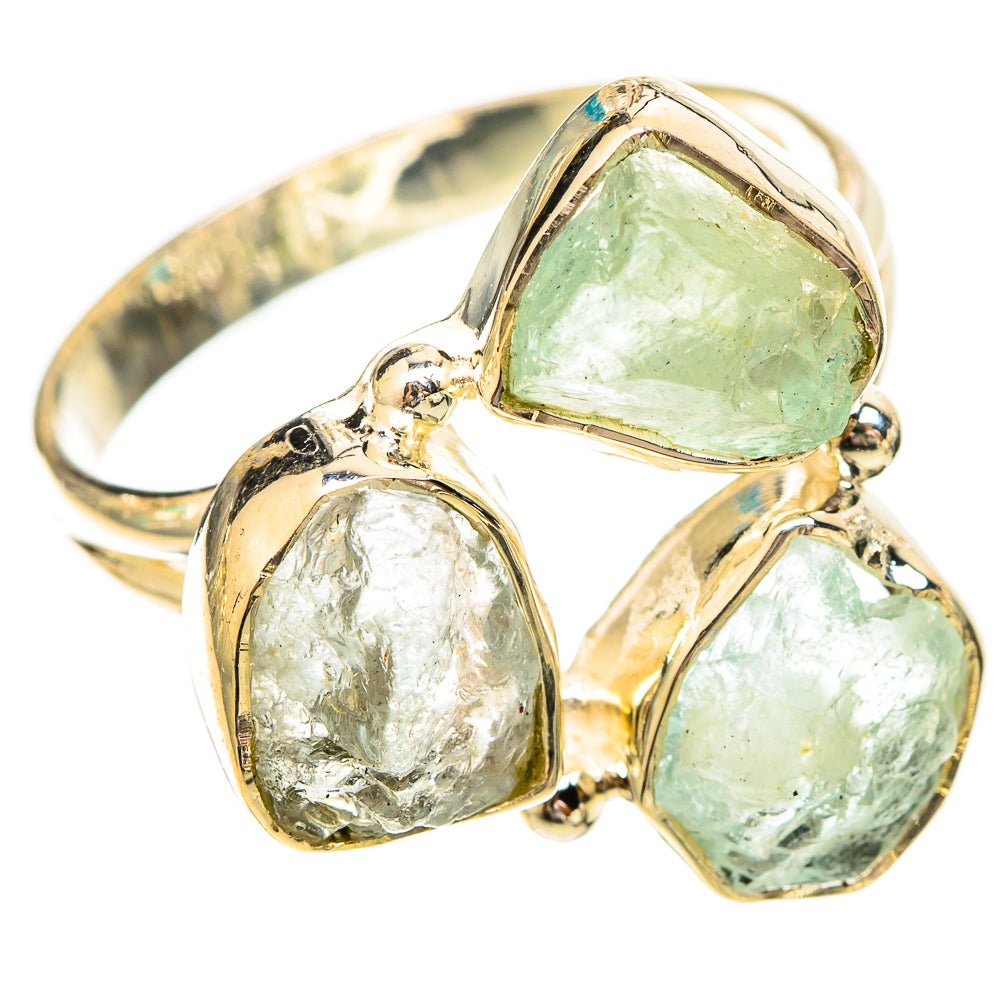 Aquamarine Rings handcrafted by Ana Silver Co - RING121093 - Photo 2