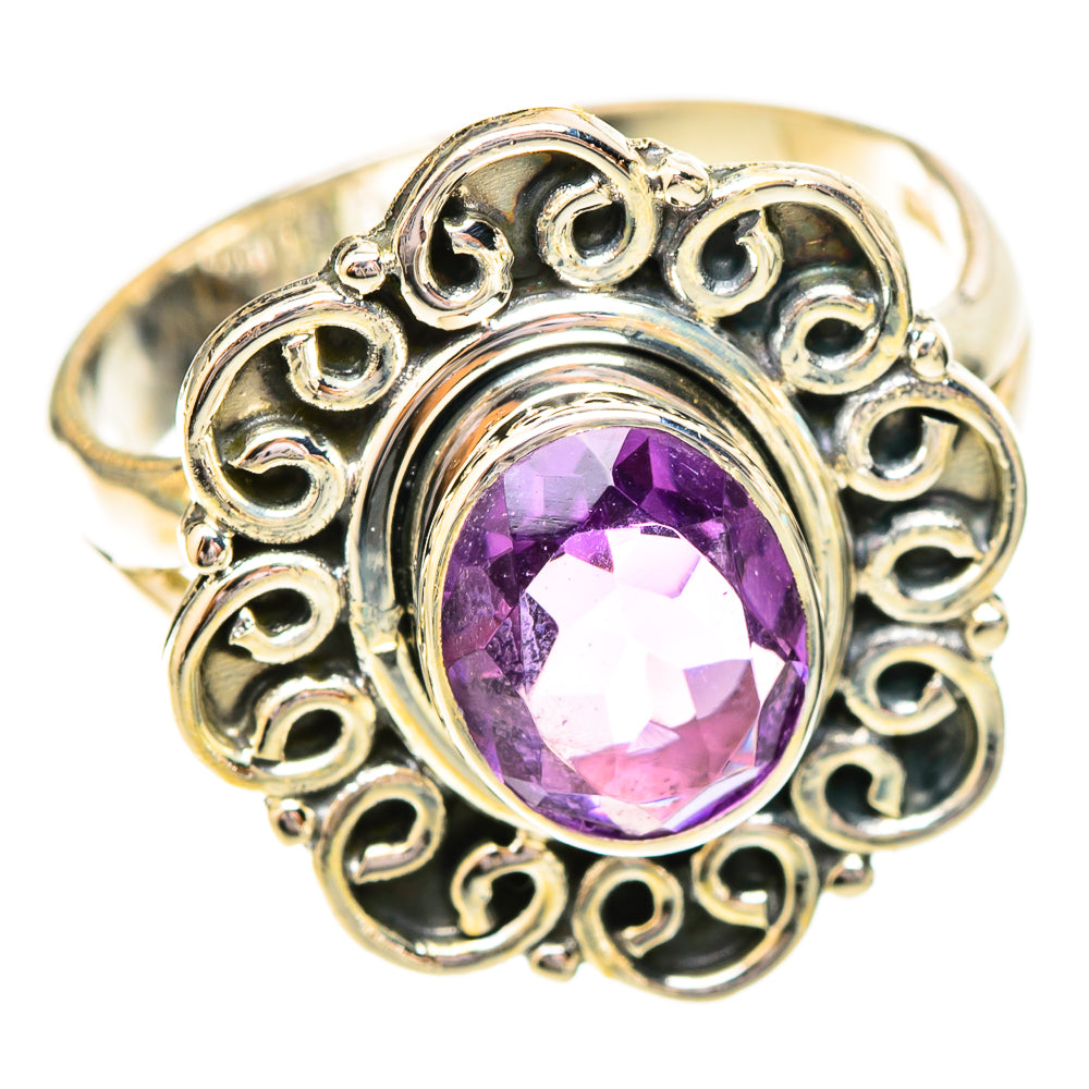 Amethyst Rings handcrafted by Ana Silver Co - RING121111 - Photo 2