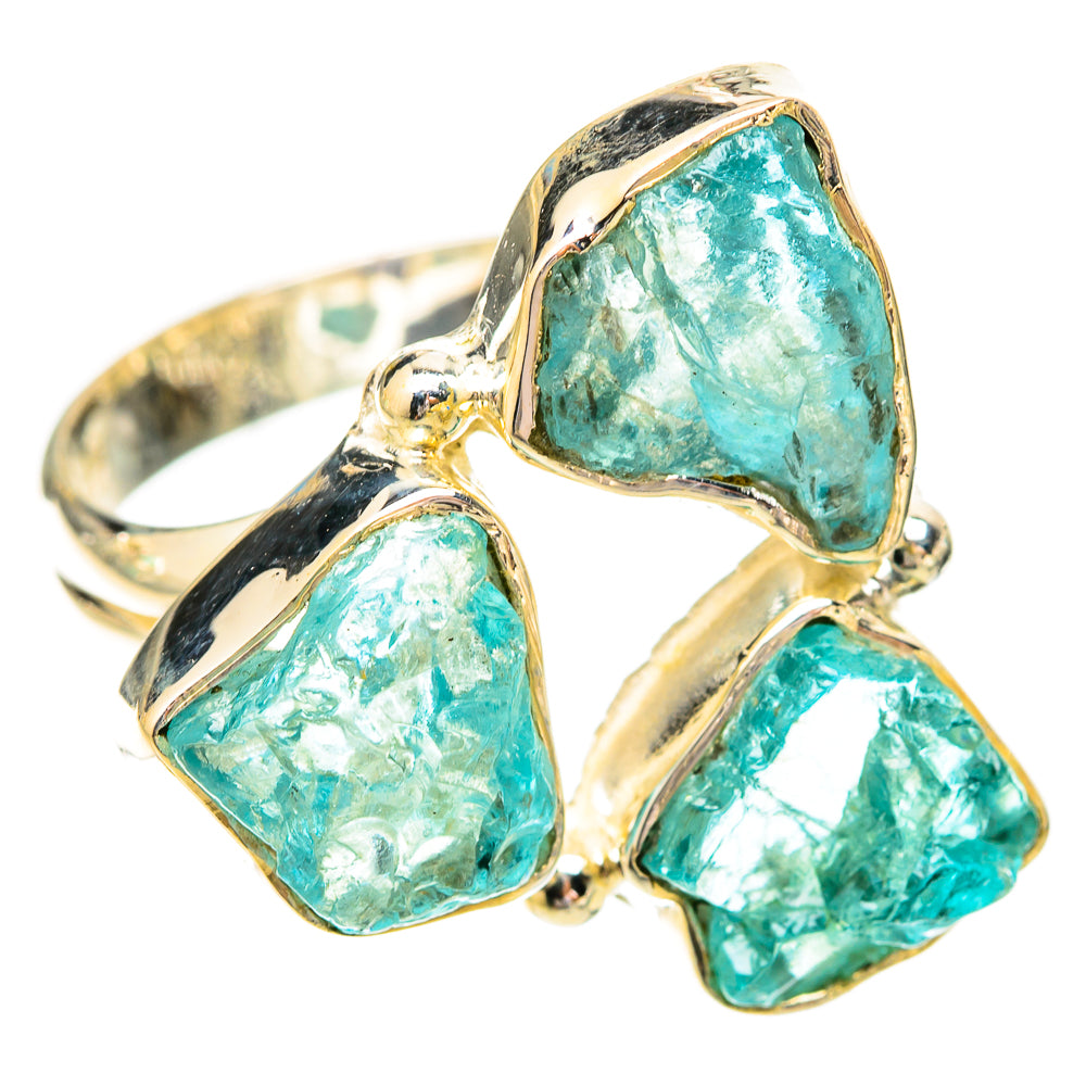 Apatite Rings handcrafted by Ana Silver Co - RING121125 - Photo 2