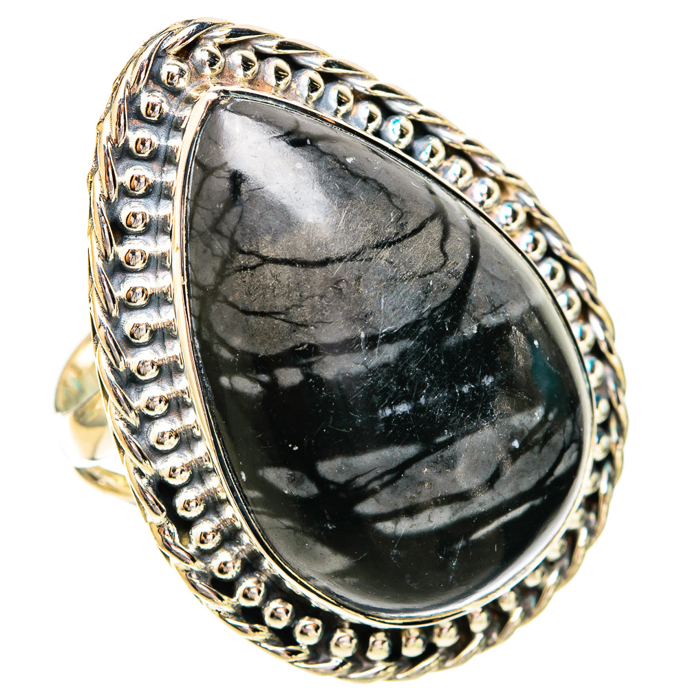 Picasso Jasper Rings handcrafted by Ana Silver Co - RING121217 - Photo 2