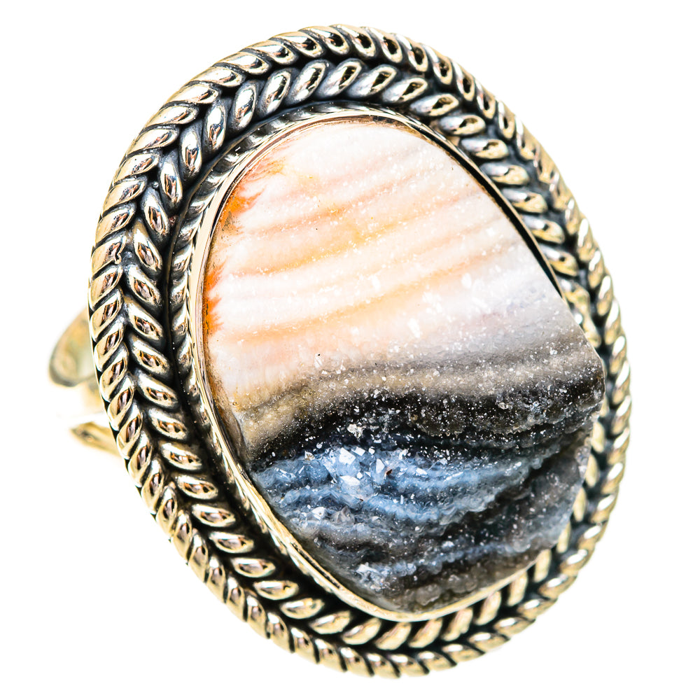 Desert Druzy Rings handcrafted by Ana Silver Co - RING121230 - Photo 2