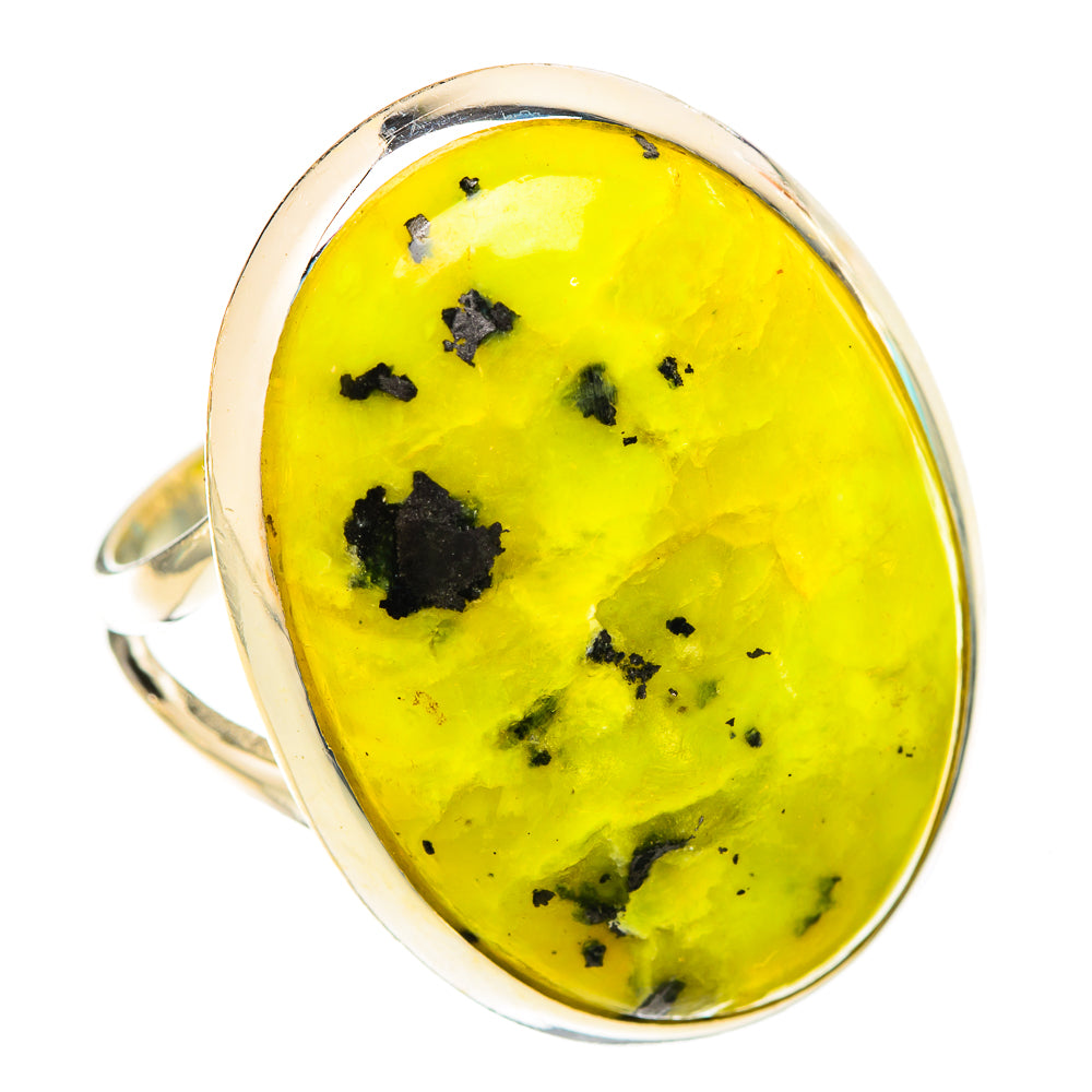 Lizardite Rings handcrafted by Ana Silver Co - RING121231 - Photo 2