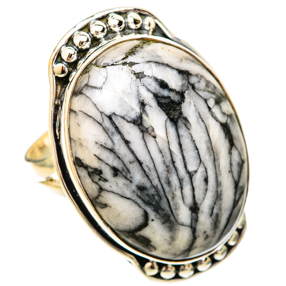 Pinolith Jasper Rings handcrafted by Ana Silver Co - RING121313 - Photo 2