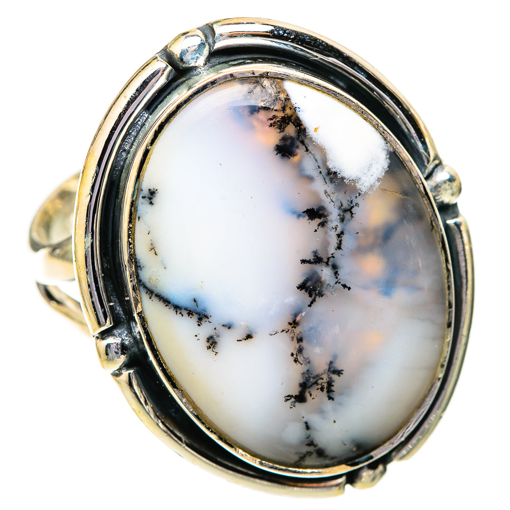 Dendritic Opal Rings handcrafted by Ana Silver Co - RING121356 - Photo 2
