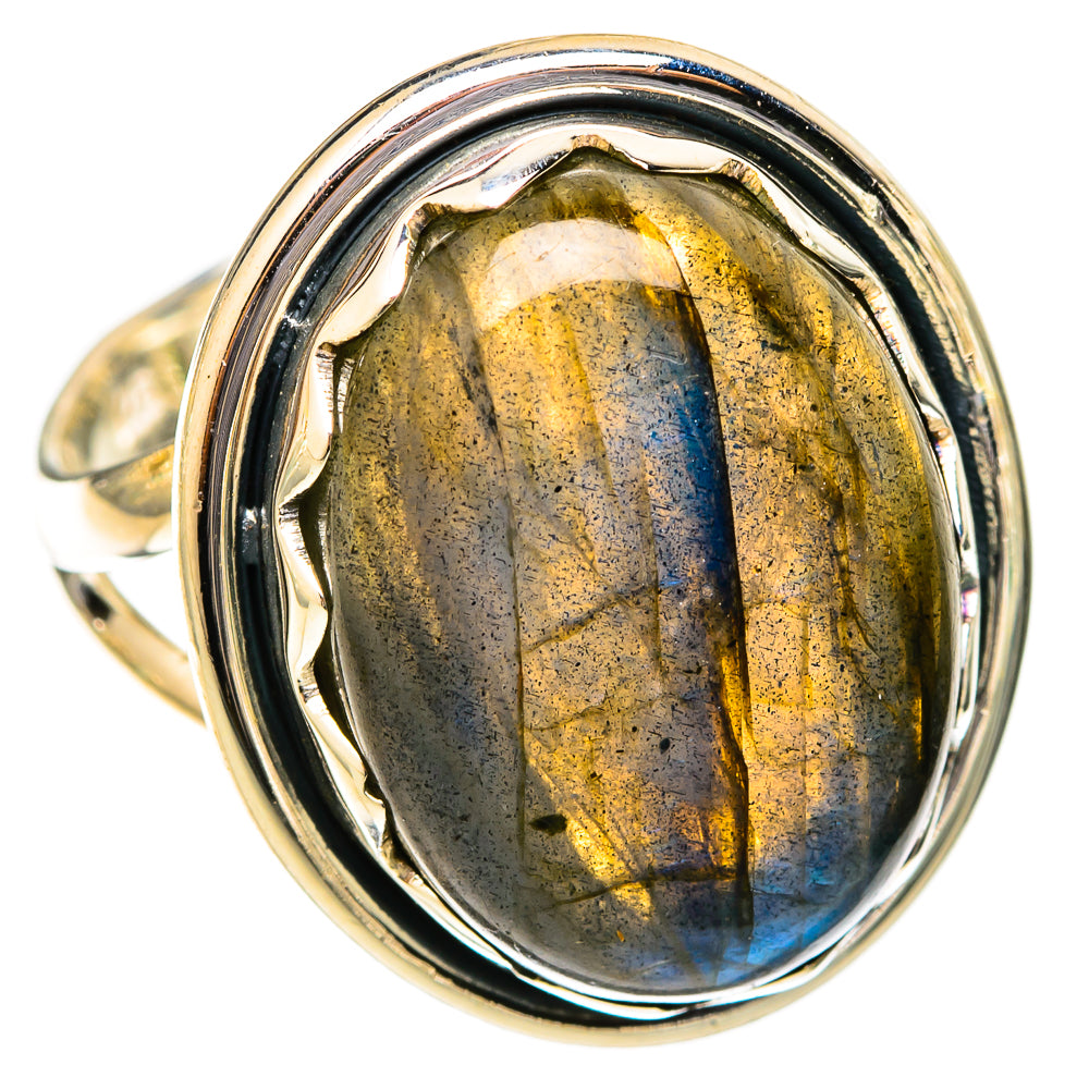 Labradorite Rings handcrafted by Ana Silver Co - RING121364 - Photo 2