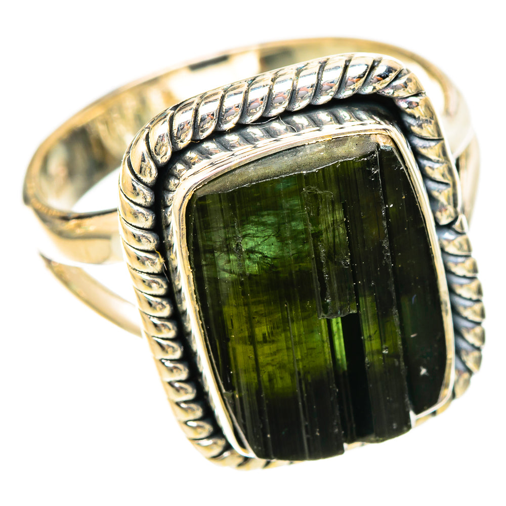 Chrome Diopside Rings handcrafted by Ana Silver Co - RING121460 - Photo 2