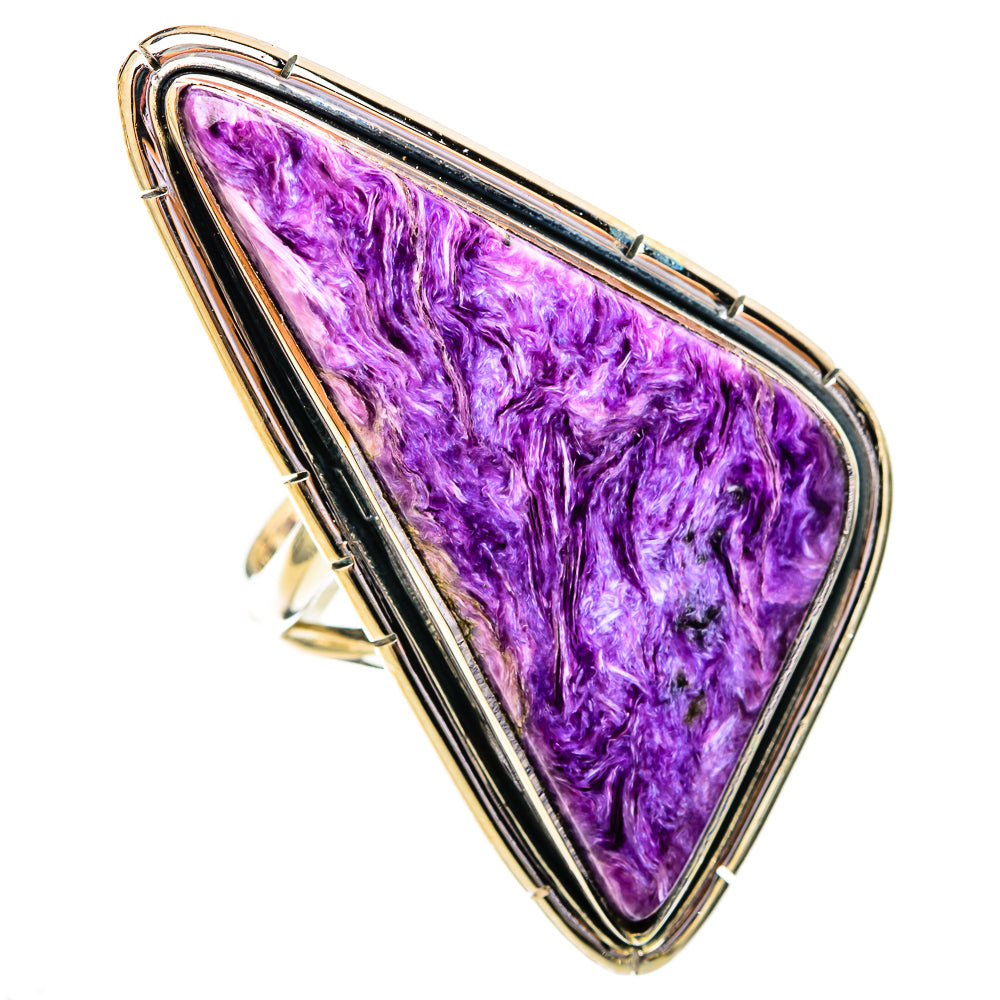 Charoite Rings handcrafted by Ana Silver Co - RING121480 - Photo 2