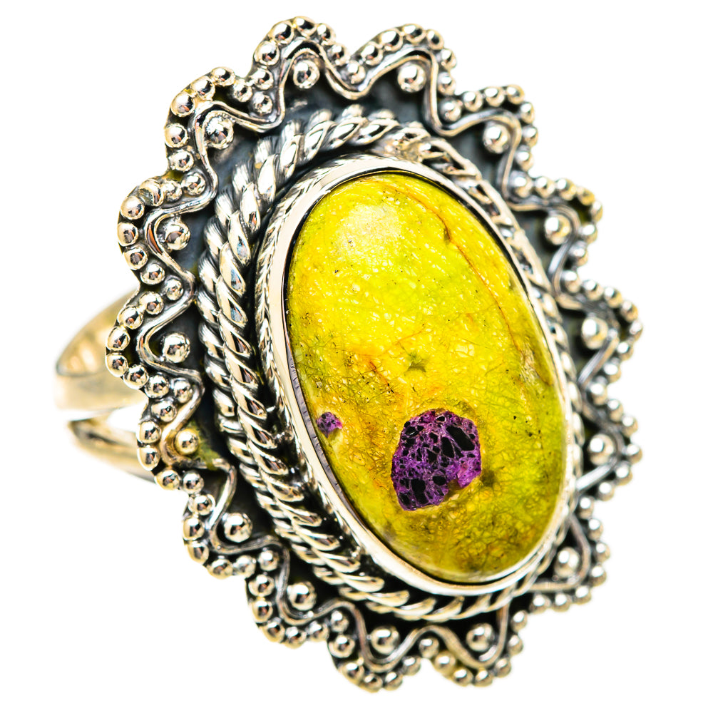 Atlantisite Rings handcrafted by Ana Silver Co - RING121501 - Photo 2
