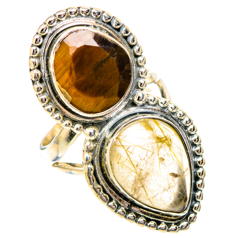 Rutilated Quartz Rings handcrafted by Ana Silver Co - RING121627 - Photo 2
