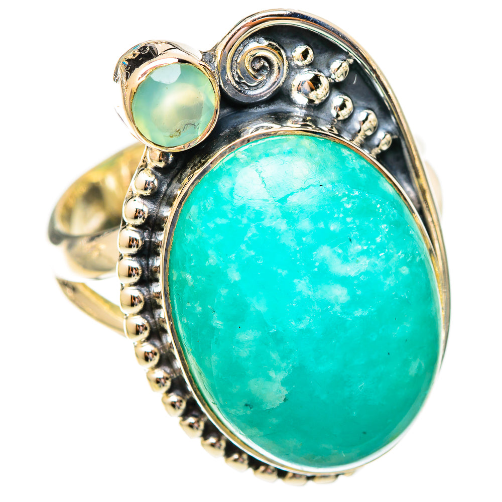 Amazonite Rings handcrafted by Ana Silver Co - RING121647 - Photo 2