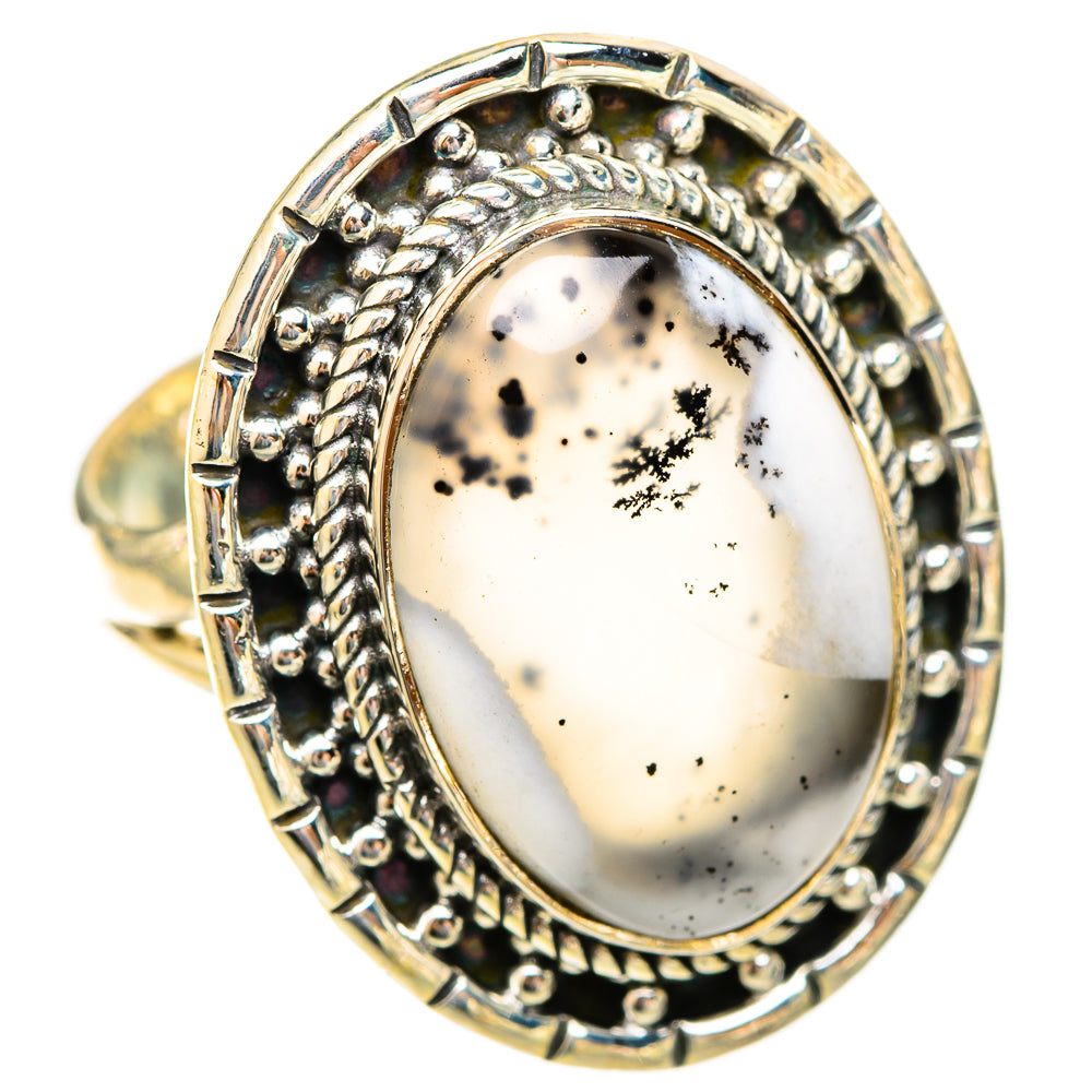 Dendritic Opal Rings handcrafted by Ana Silver Co - RING121697 - Photo 2