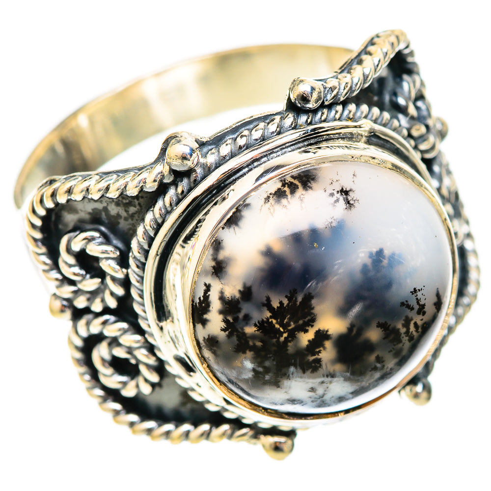Dendritic Opal Rings handcrafted by Ana Silver Co - RING121733 - Photo 2