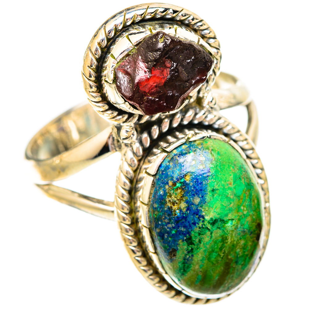 Azurite Rings handcrafted by Ana Silver Co - RING121736 - Photo 2