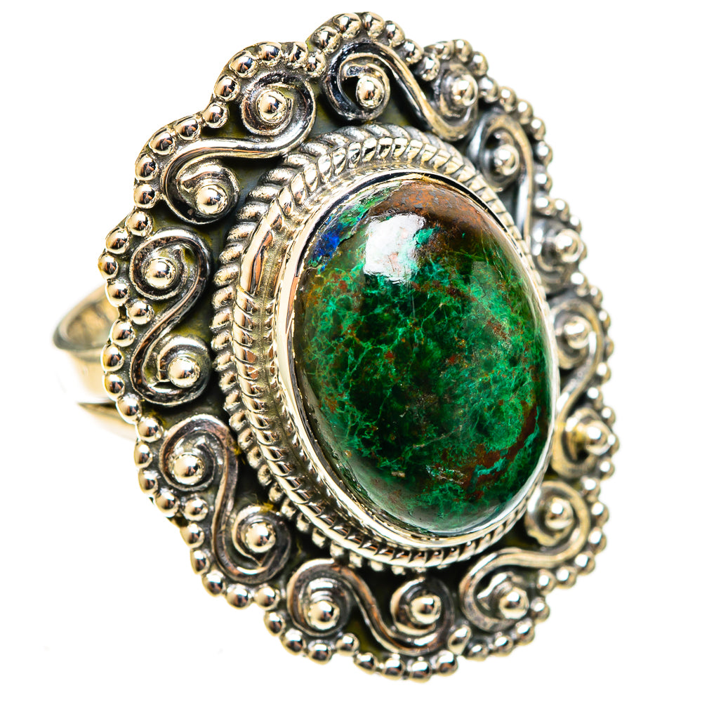 Malachite Rings handcrafted by Ana Silver Co - RING121977 - Photo 2