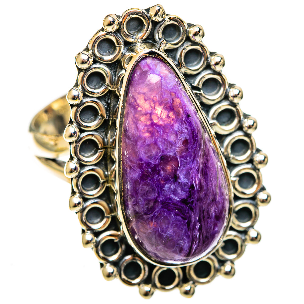 Charoite Rings handcrafted by Ana Silver Co - RING121985 - Photo 2