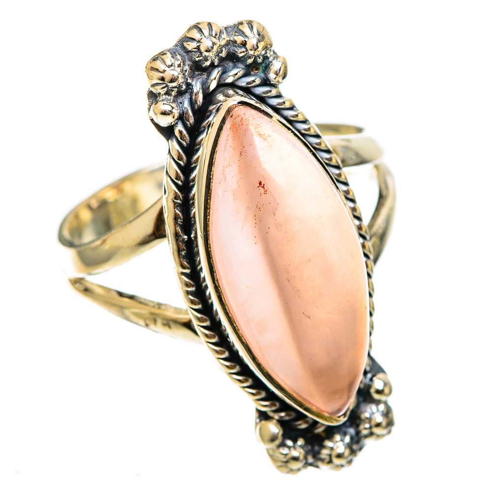 Rose Quartz Rings handcrafted by Ana Silver Co - RING122012 - Photo 2