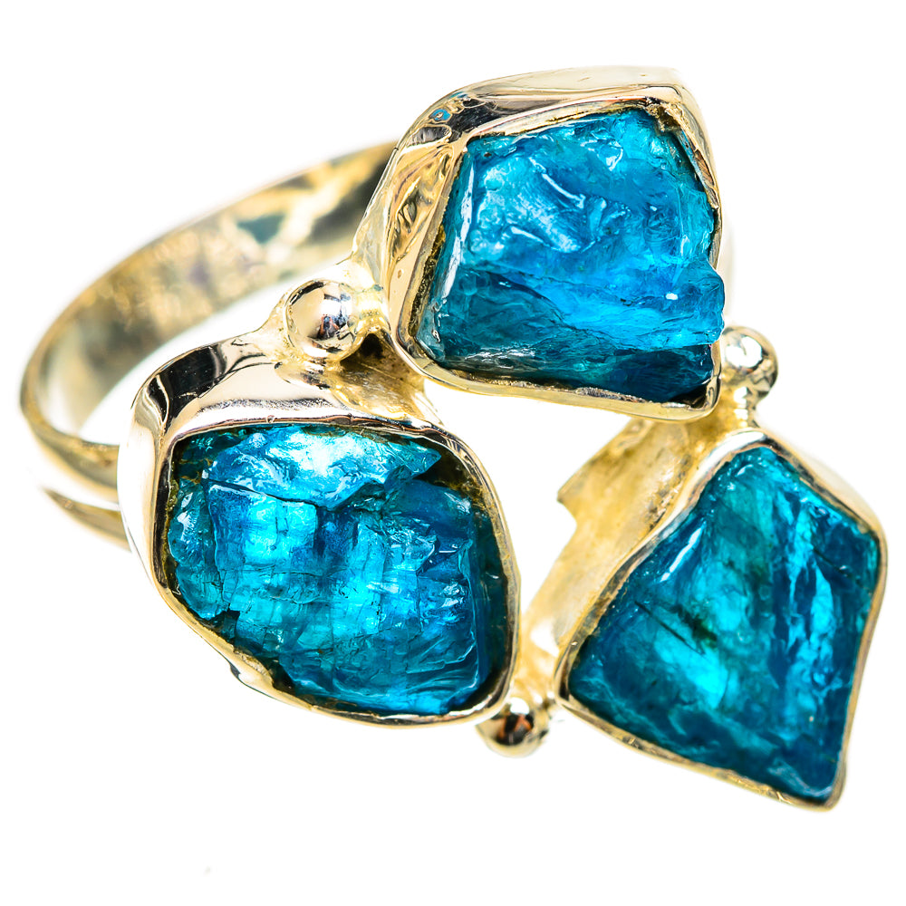 Apatite Rings handcrafted by Ana Silver Co - RING122054 - Photo 2