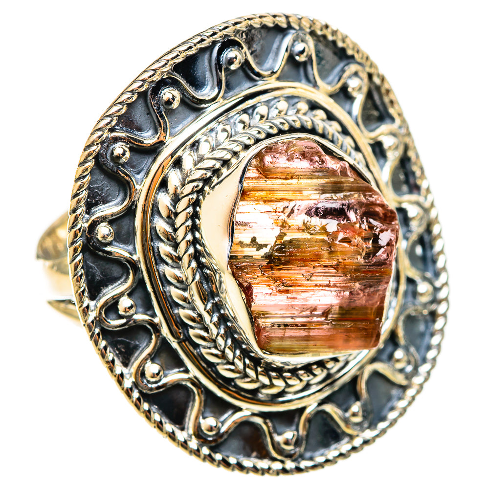 Pink Tourmaline Rings handcrafted by Ana Silver Co - RING122142 - Photo 2