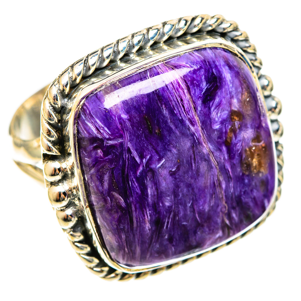 Charoite Rings handcrafted by Ana Silver Co - RING122143 - Photo 2