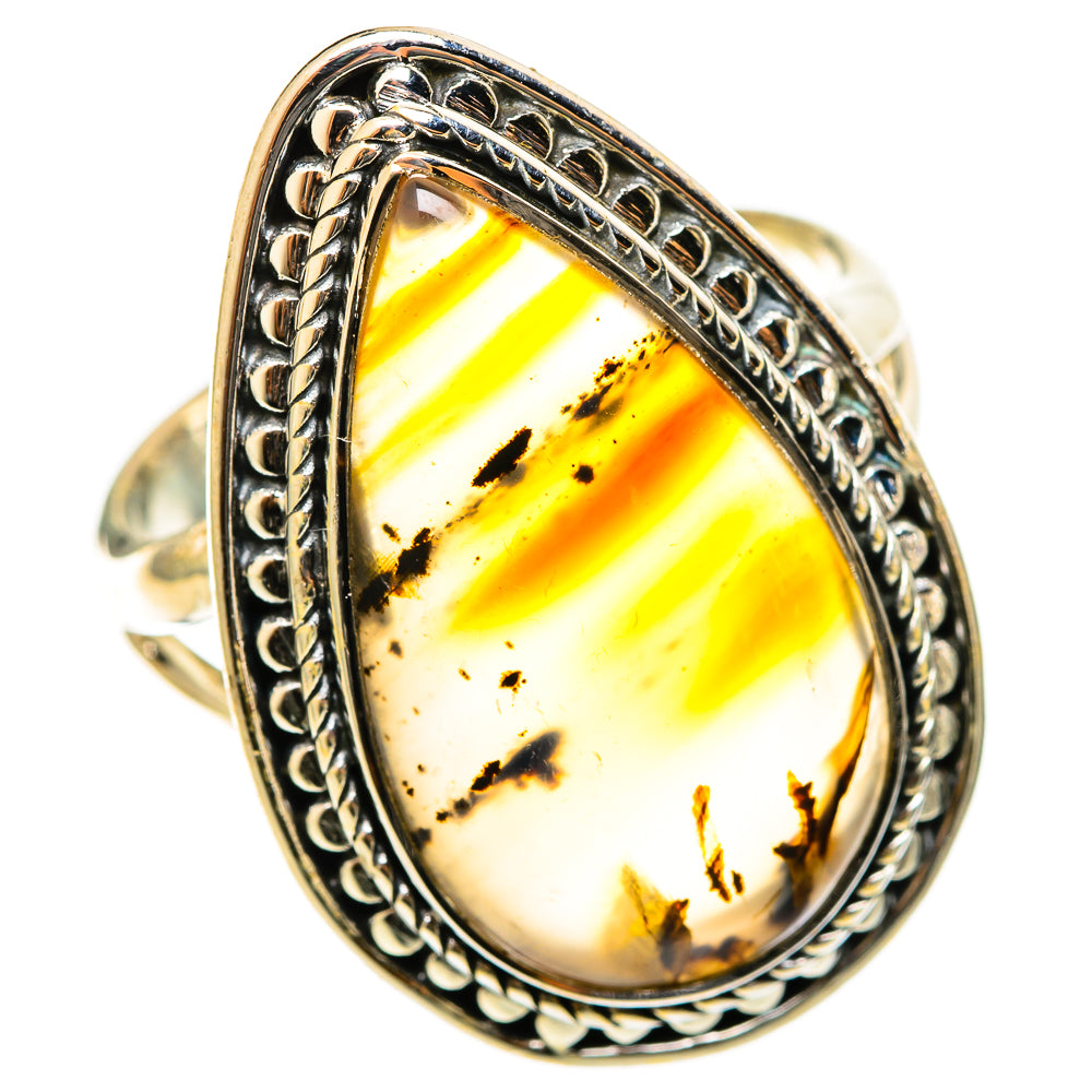 Montana Agate Rings handcrafted by Ana Silver Co - RING122182 - Photo 2