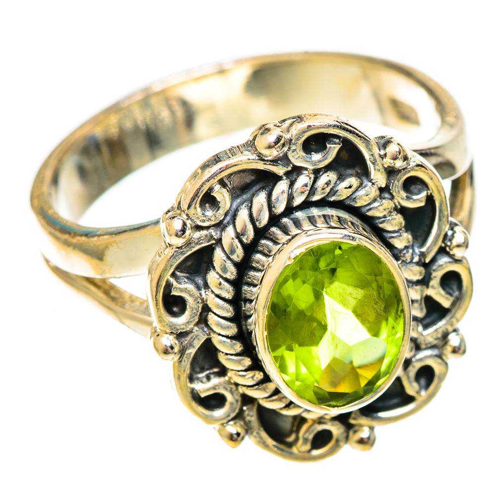 Peridot Rings handcrafted by Ana Silver Co - RING122248 - Photo 2