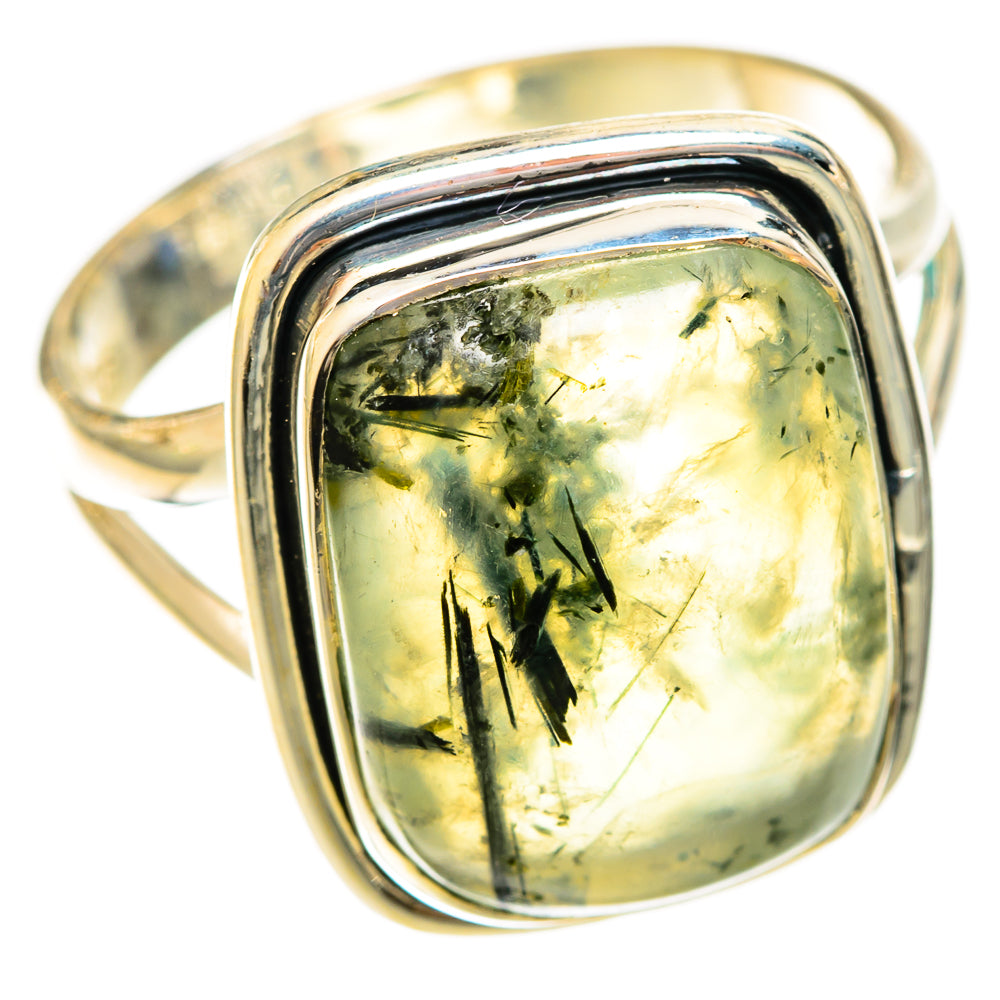 Prehnite Rings handcrafted by Ana Silver Co - RING122365 - Photo 2