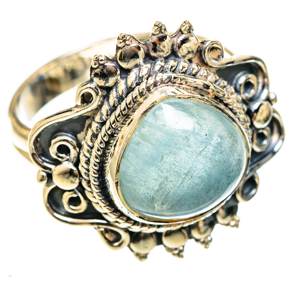 Aquamarine Rings handcrafted by Ana Silver Co - RING122375 - Photo 2
