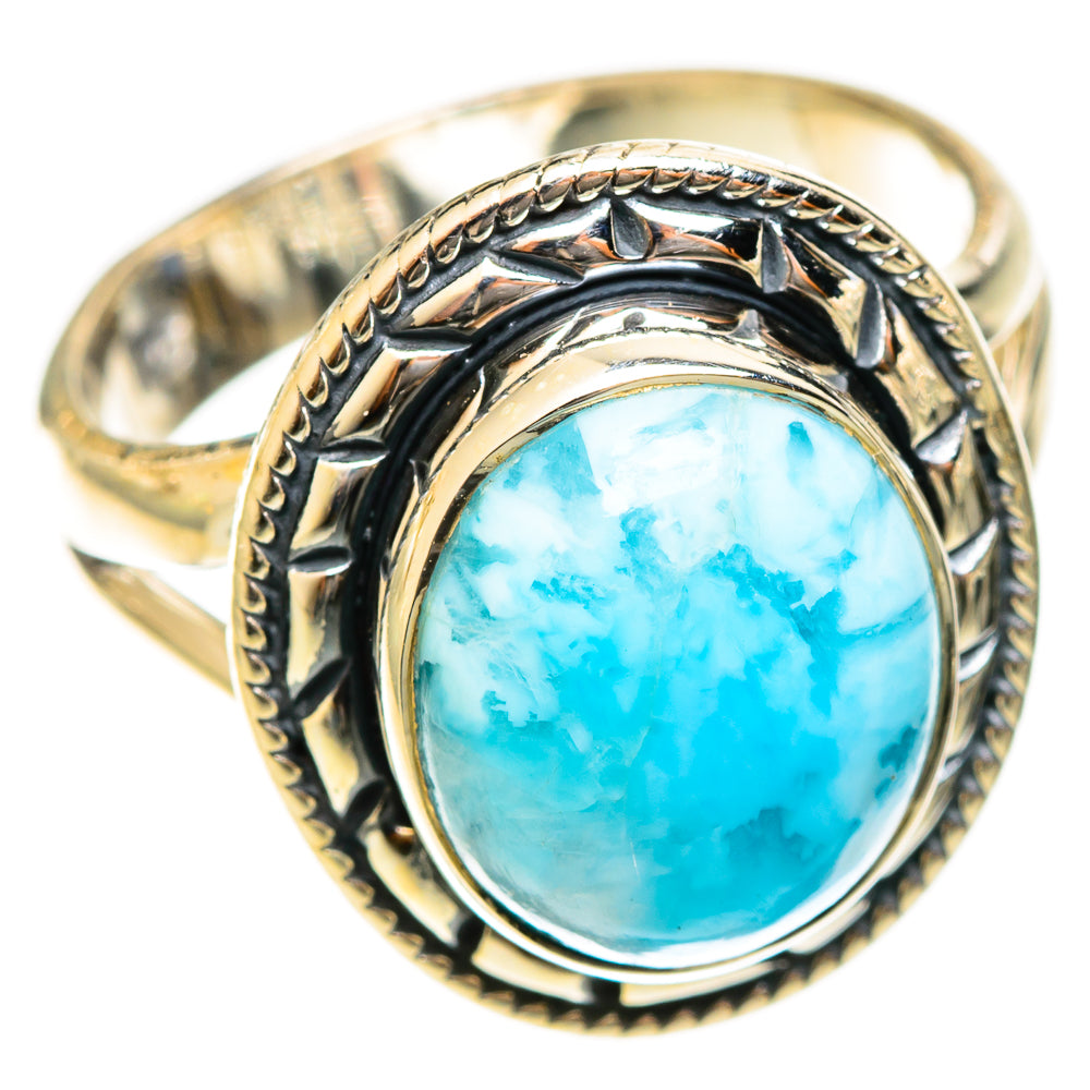 Larimar Rings handcrafted by Ana Silver Co - RING122380 - Photo 2