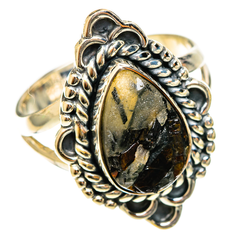 Astrophyllite Rings handcrafted by Ana Silver Co - RING122410 - Photo 2