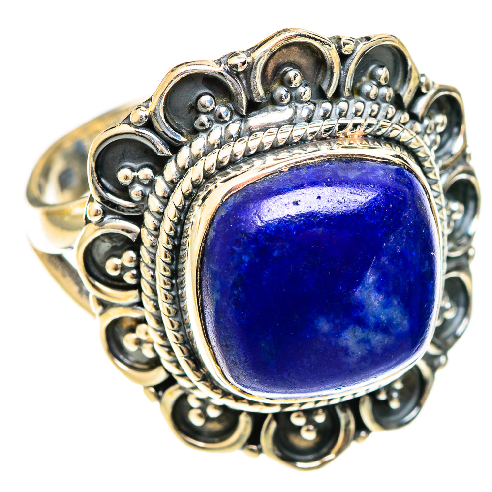 Lapis Lazuli Rings handcrafted by Ana Silver Co - RING122419 - Photo 2