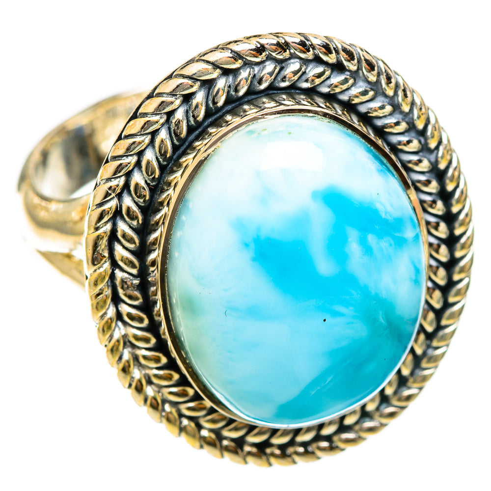 Larimar Rings handcrafted by Ana Silver Co - RING122433 - Photo 2