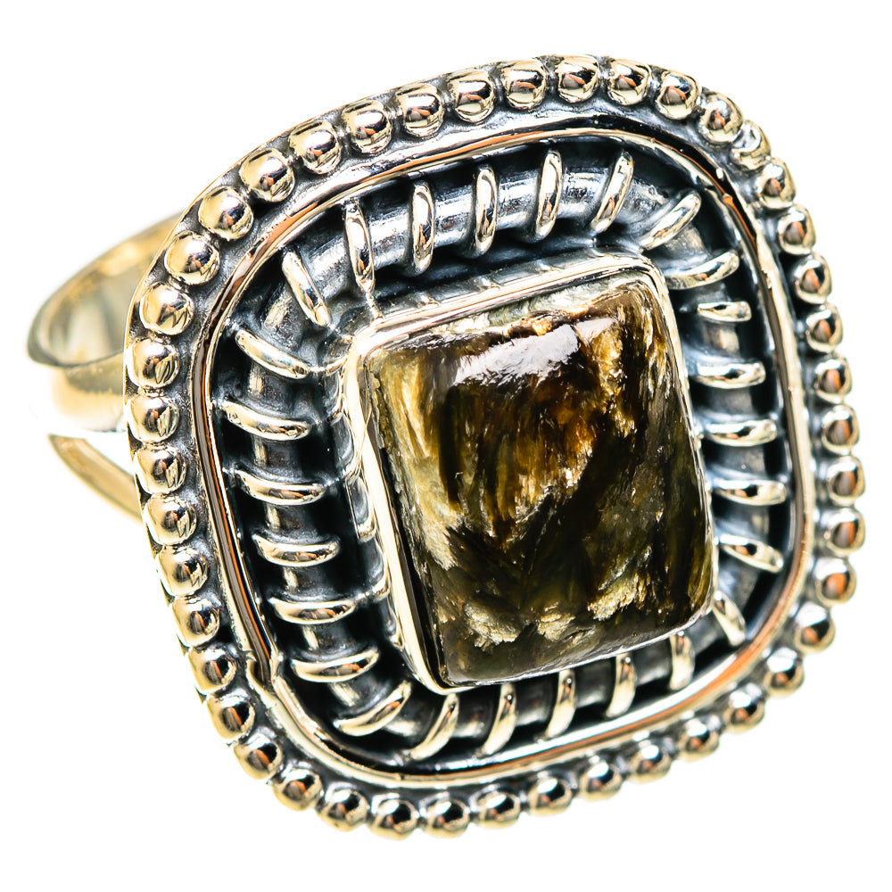 Seraphinite Rings handcrafted by Ana Silver Co - RING122442 - Photo 2