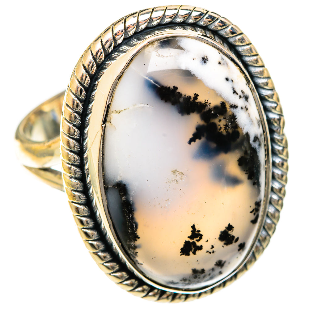 Dendritic Opal Rings handcrafted by Ana Silver Co - RING122533 - Photo 2