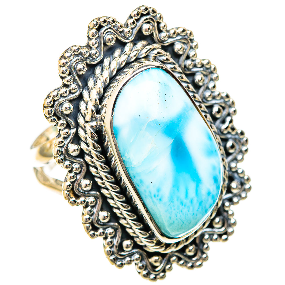 Larimar Rings handcrafted by Ana Silver Co - RING122580 - Photo 2