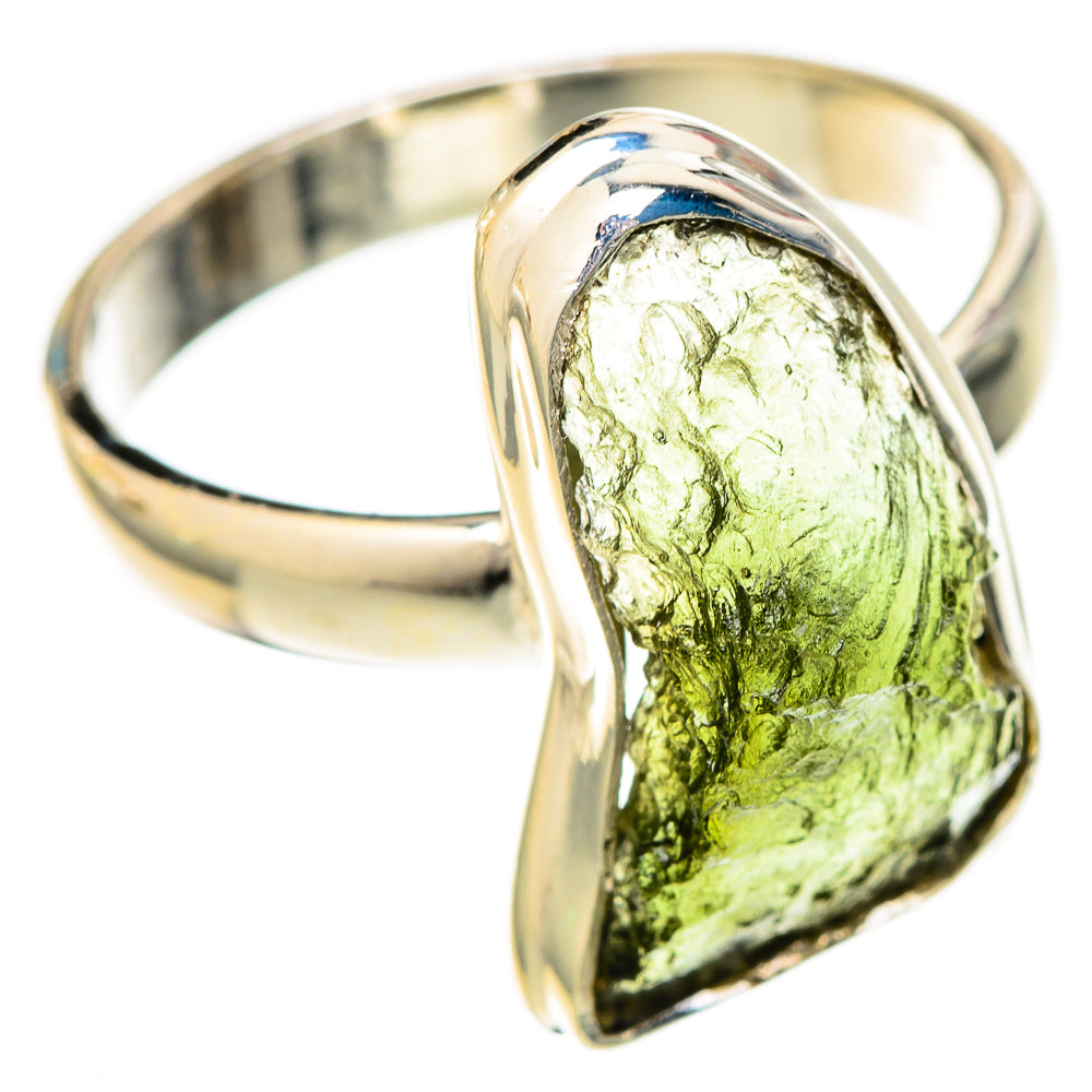 Czech Moldavite Rings handcrafted by Ana Silver Co - RING122584 - Photo 2