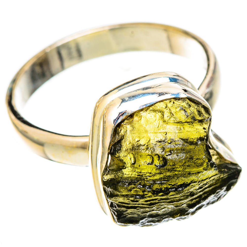 Czech Moldavite Rings handcrafted by Ana Silver Co - RING122586 - Photo 2