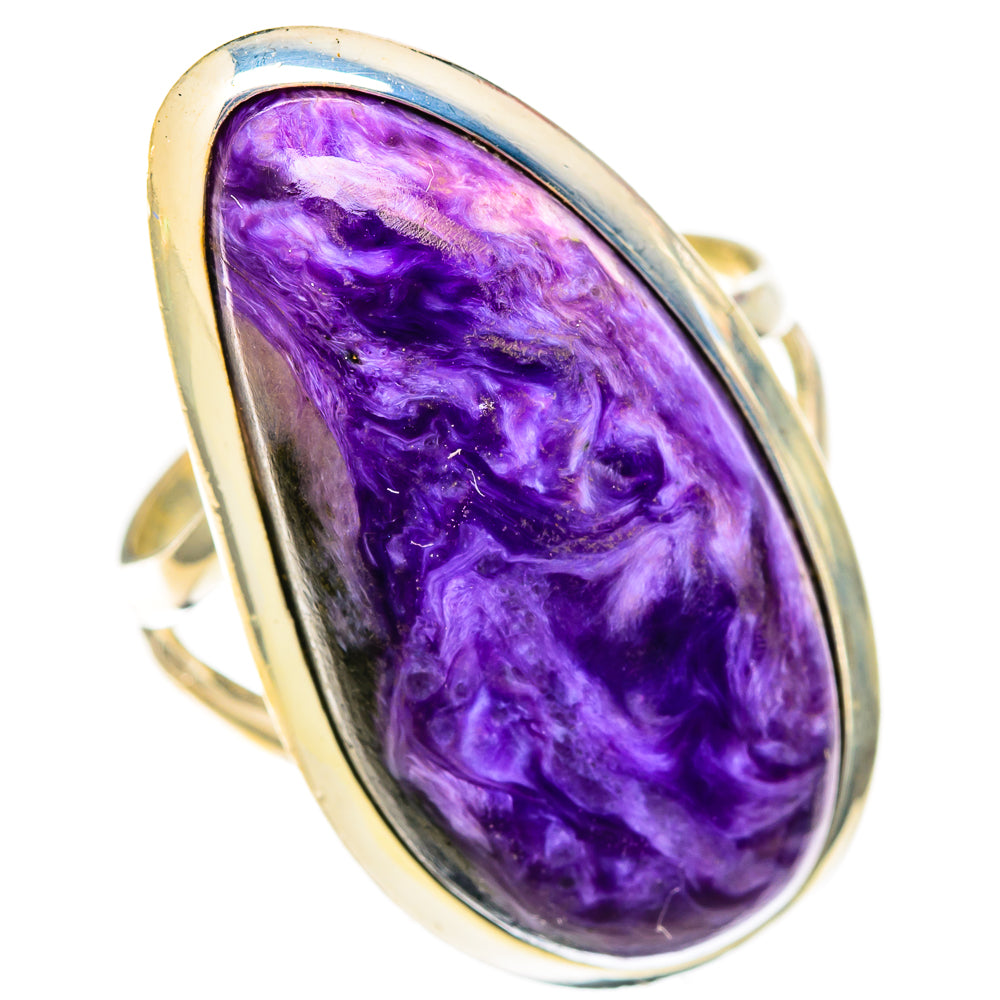 Charoite Rings handcrafted by Ana Silver Co - RING122611 - Photo 2