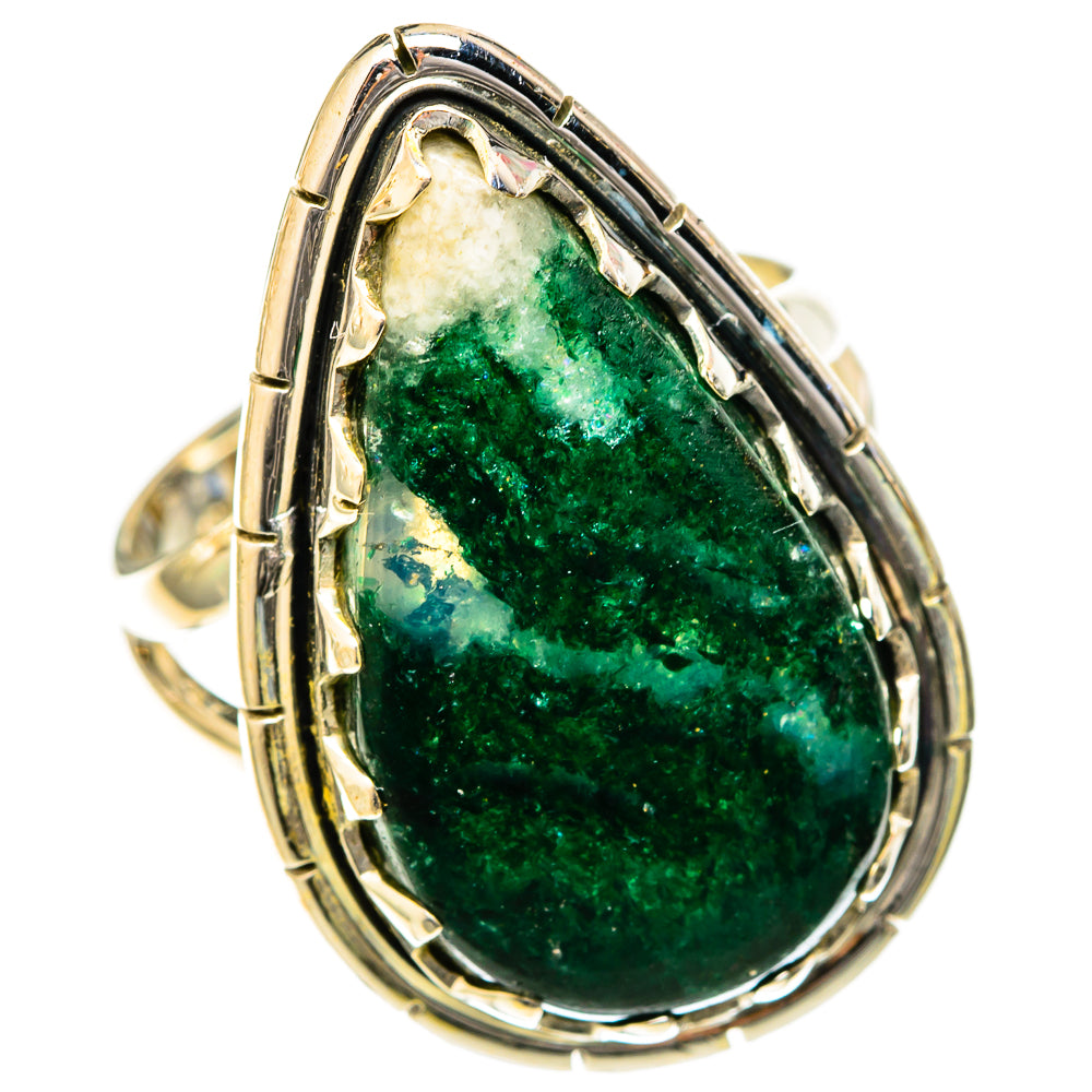 Green Aventurine Rings handcrafted by Ana Silver Co - RING122623 - Photo 2