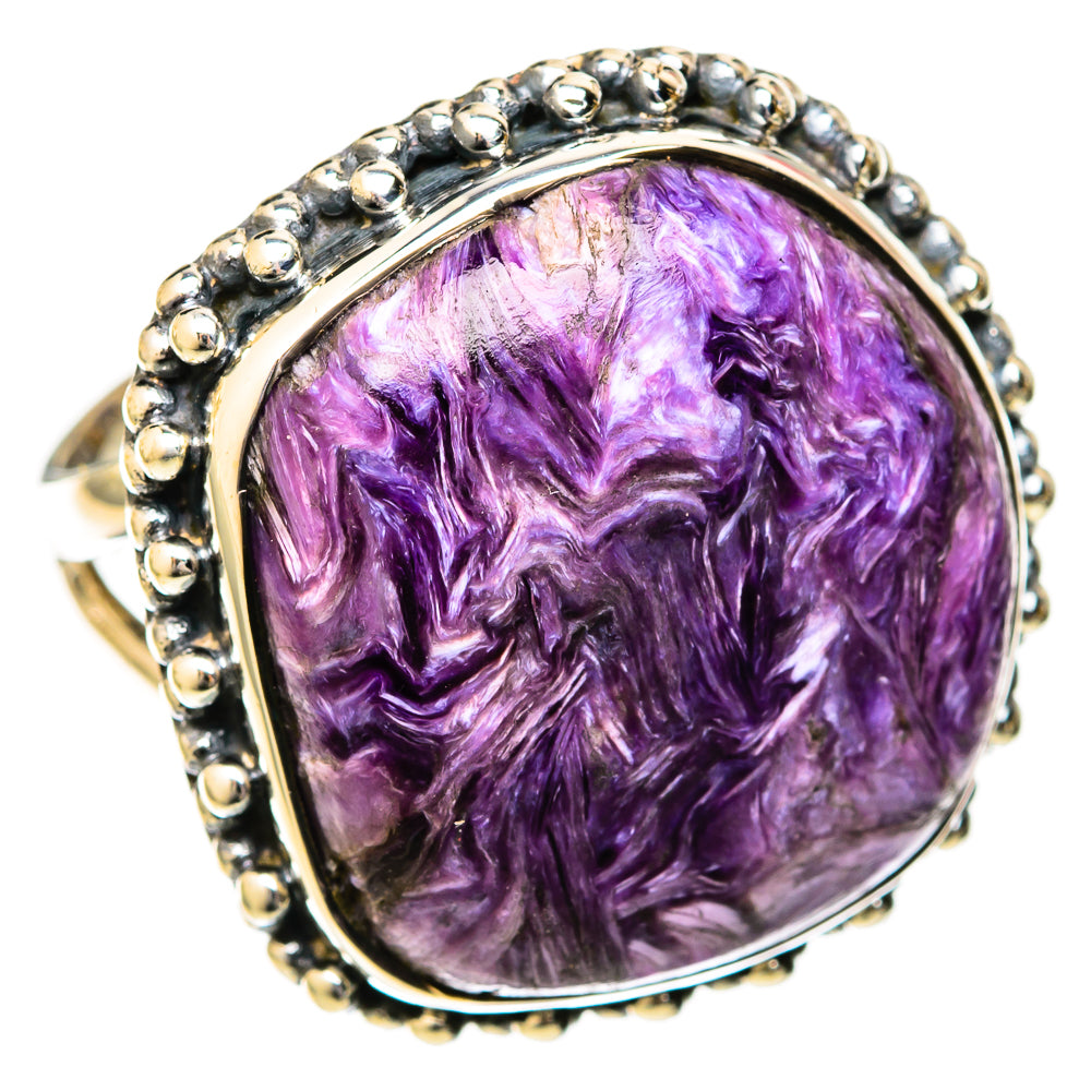 Charoite Rings handcrafted by Ana Silver Co - RING122629 - Photo 2