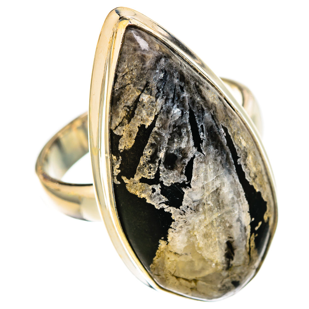 Chrysanthemum Stone Rings handcrafted by Ana Silver Co - RING122726 - Photo 2