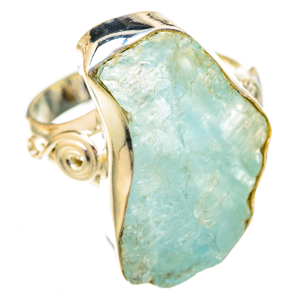 Aquamarine Rings handcrafted by Ana Silver Co - RING122781 - Photo 2