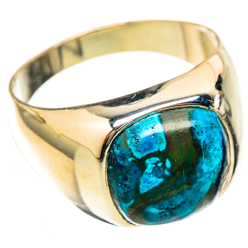 Chrysocolla Rings handcrafted by Ana Silver Co - RING122827 - Photo 2