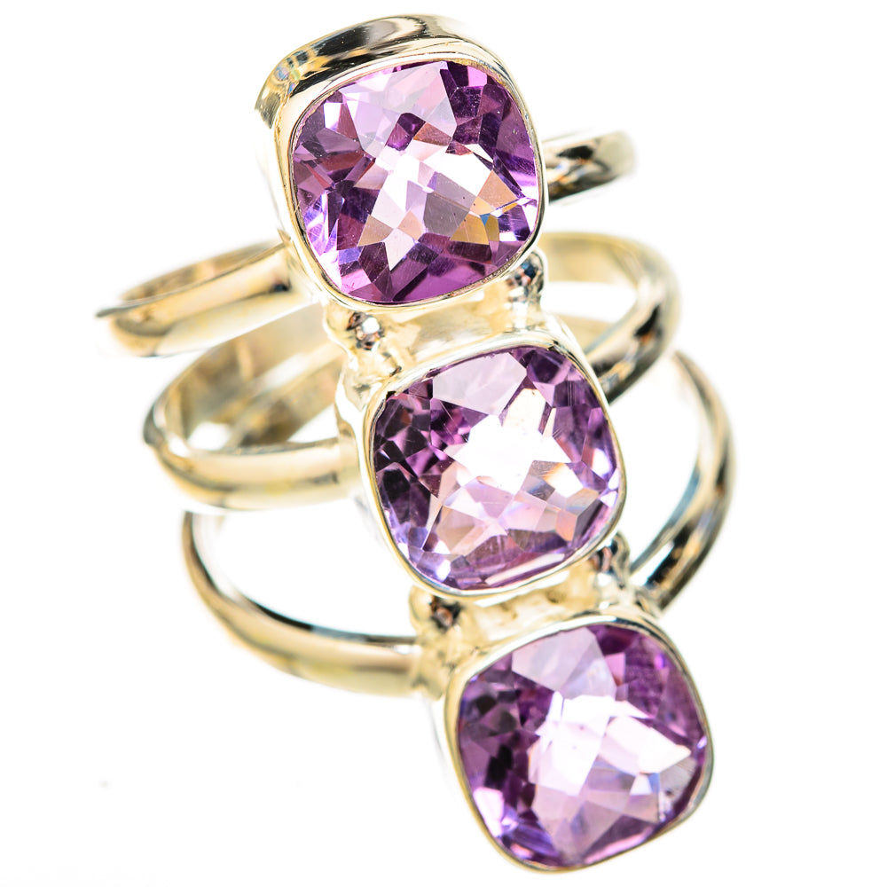 Amethyst Rings handcrafted by Ana Silver Co - RING122849 - Photo 2