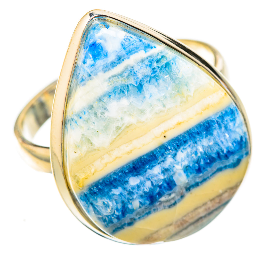 Blue Scheelite Rings handcrafted by Ana Silver Co - RING122869 - Photo 2